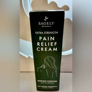 Sagely Naturals Pain Relief Cream lot instant cooling 4oz NIB 7/2023